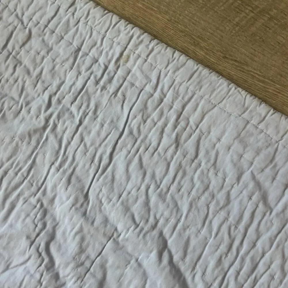 Full Pottery Barn Kids Baseball Field Cotton Corduroy Quilt Home Run Appliqué